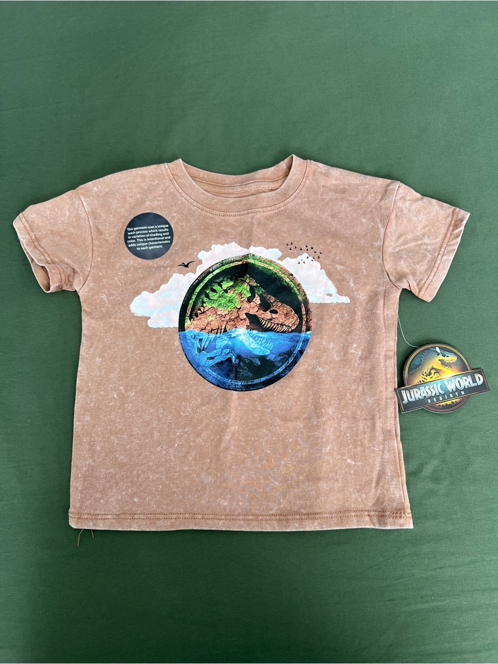 Brown Jurassic World Kids' Graphic Tee Size 2T
